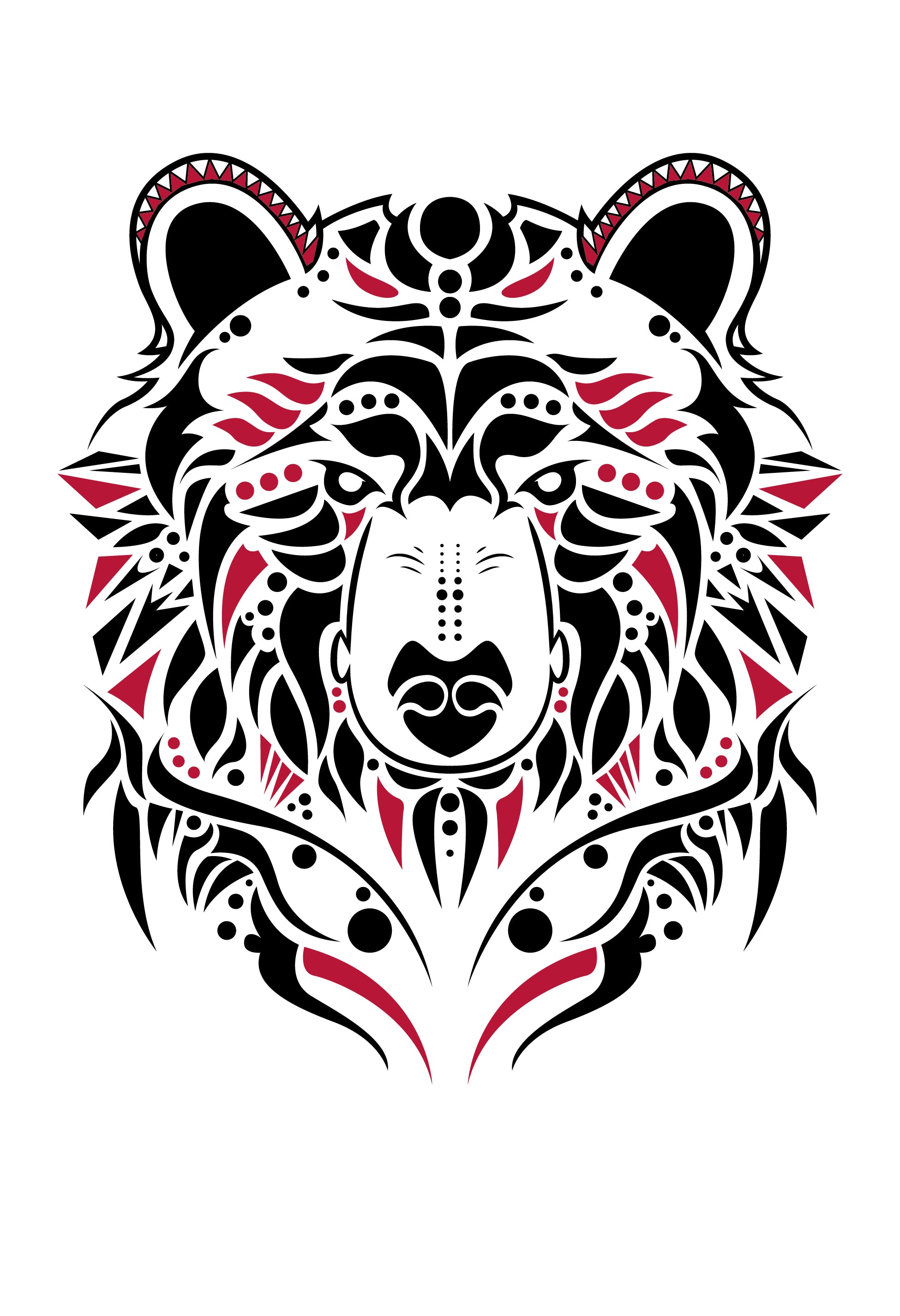 Tribal Cali Bear - CalCodeWear