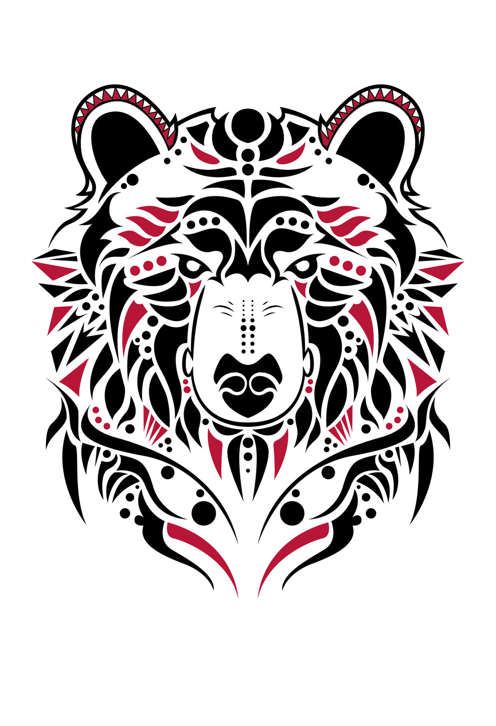 Tribal Cali Bear - CalCodeWear