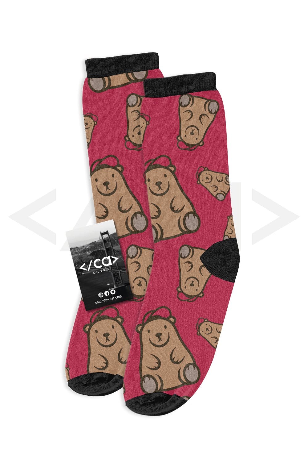 Cal Code California Republic Socks - CalCodeWear