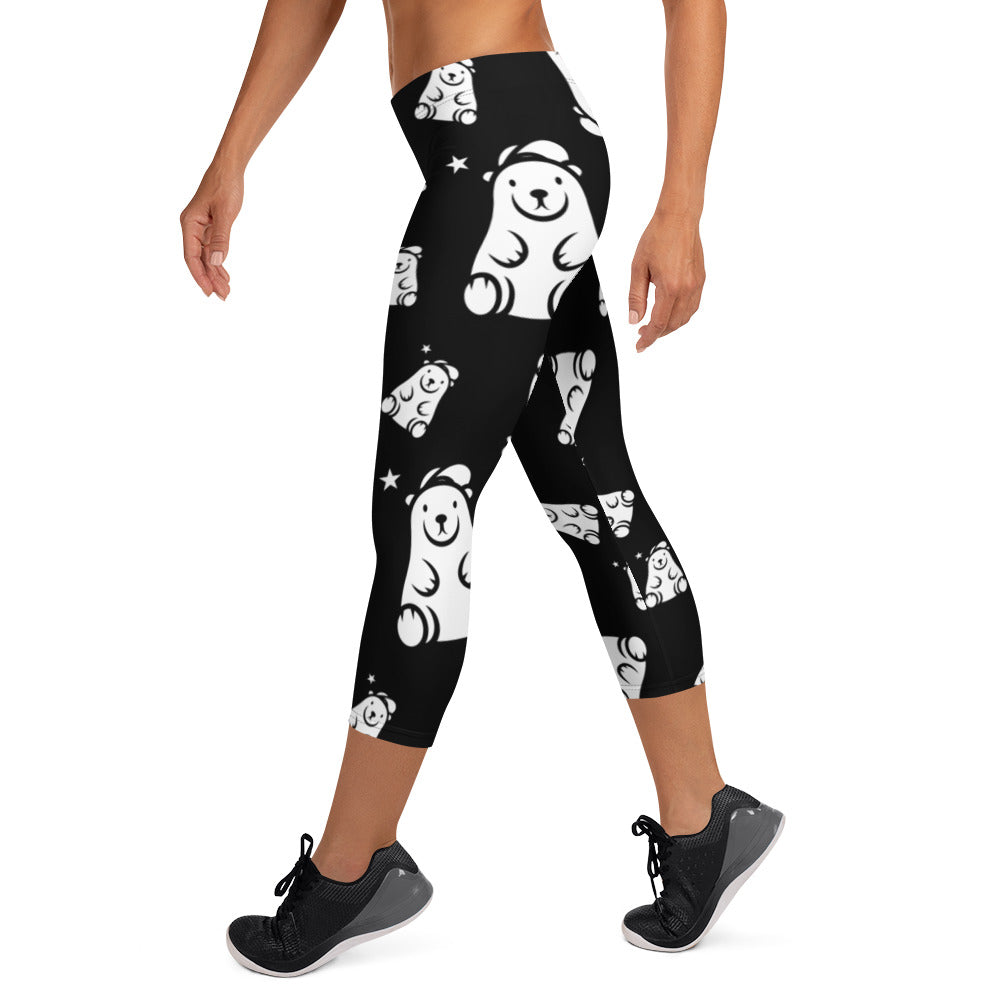 Women's California Republic Legging B&W - CalCodeWear