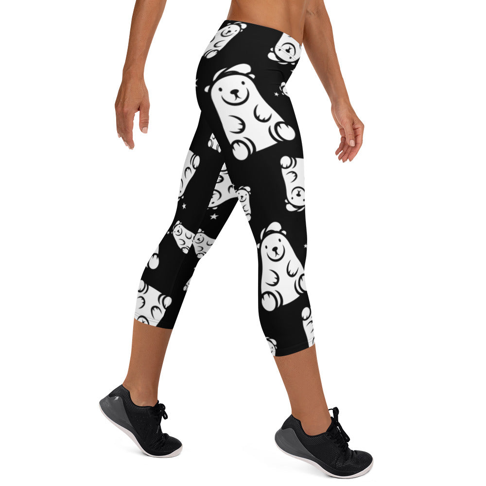 Women's California Republic Legging B&W - CalCodeWear