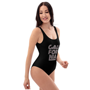 Women's California Retro One-Piece Swimsuit - CalCodeWear