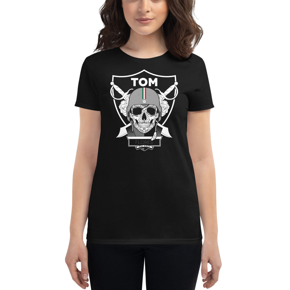 Women's Tom Flores Raiders T-Shirt - CalCodeWear