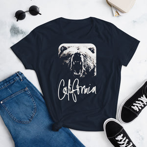 Women's California - Grizzly T-Shirt - CalCodeWear